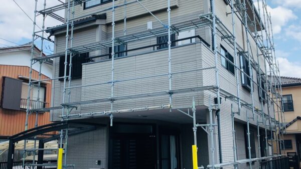 春日部市N様邸塗装工事開始